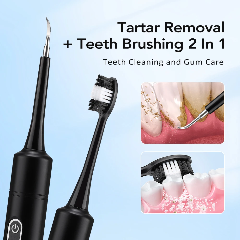 Electric Sonic Vibration Denta - Teeth Whitening Mouthwash ulasan dan harga