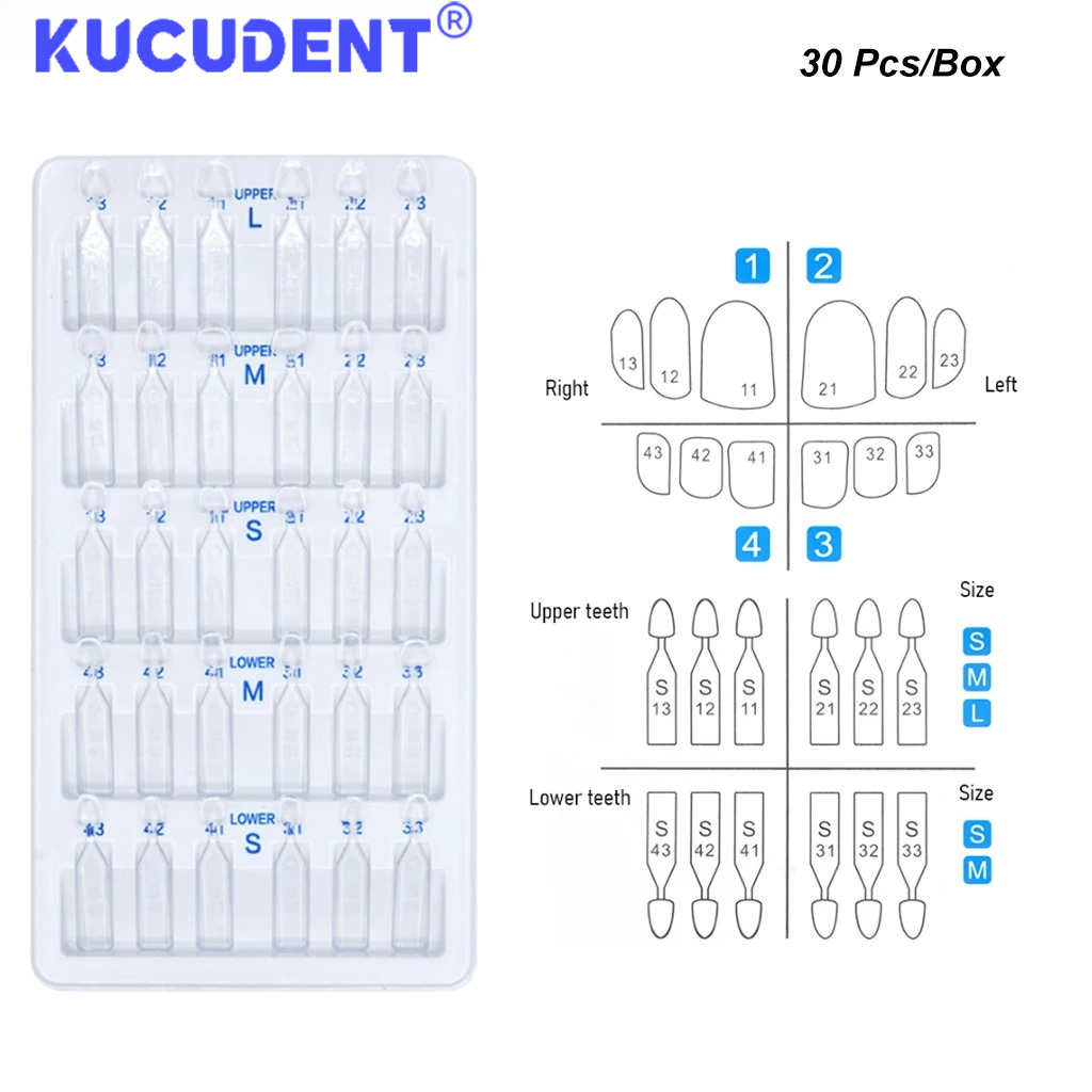 30pcs/Set Dental Veneer Mould  - Teeth Whitening Moulds ulasan dan harga